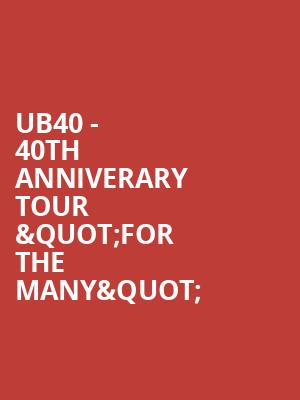 UB40 - 40th Anniverary Tour "For The Many" at Roundhouse